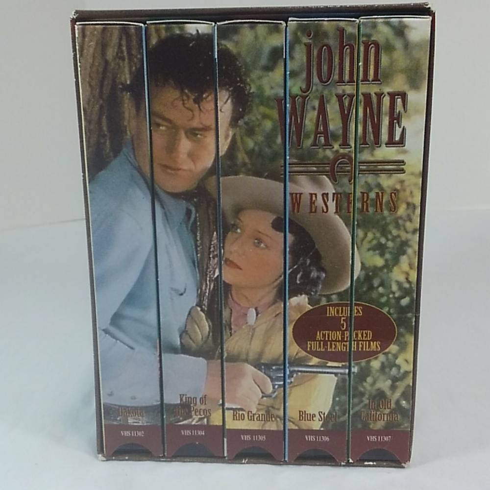 John Wayne Classic Western Collection VHS
